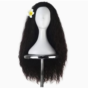 Long Wavy Wig Dark Brown/ Moana Wig
